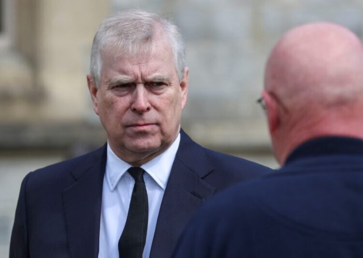 (FILES) In this file photo taken on April 11, 2021, Britain's Prince Andrew, Duke of York attends the Sunday service at the Royal Chapel of All Saints in Windsor, England. - A US judge on January 12, 2022 denied Prince Andrew's plea to dismiss a sexual assault lawsuit brought against him, paving the way for the case to proceed, a court filing showed. (Photo by Steve Parsons / POOL / AFP)
