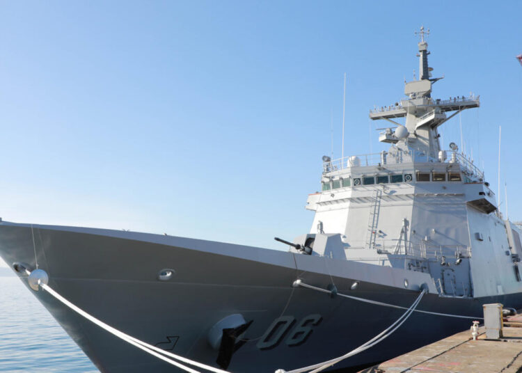 The Philippine navy's BRP Miguel Malvar, a newly-acquired frigate from South Korea © Handout / Department National Defense Philippines (DND)/AFP