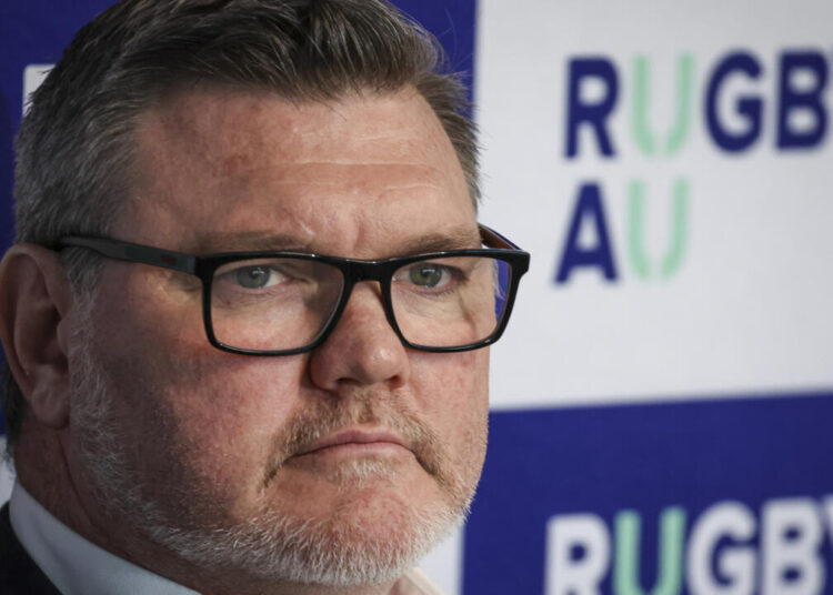 Rugby Australia chairman Daniel Herbert has hit out at French clubs 'poaching' teenage talent © DAVID GRAY / AFP