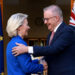 UE : Ursula von der Leyen en Australie en vue d&rsquo;un accord commercial